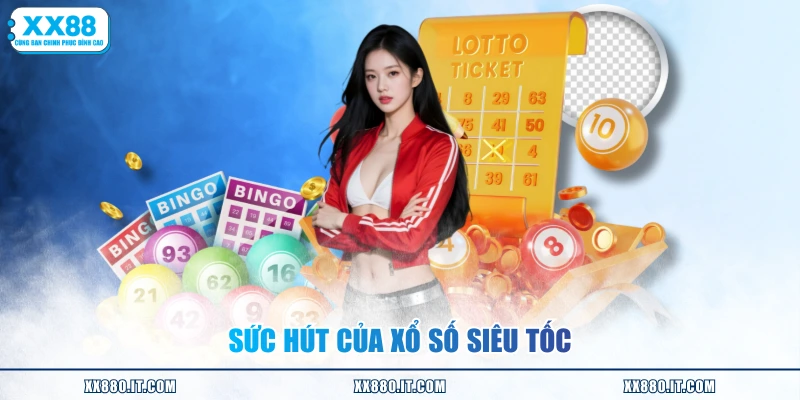 Sức hút của xổ số siêu tốc