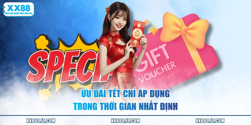 Ưu đãi Tết chỉ áp dụng trong thời gian nhất định